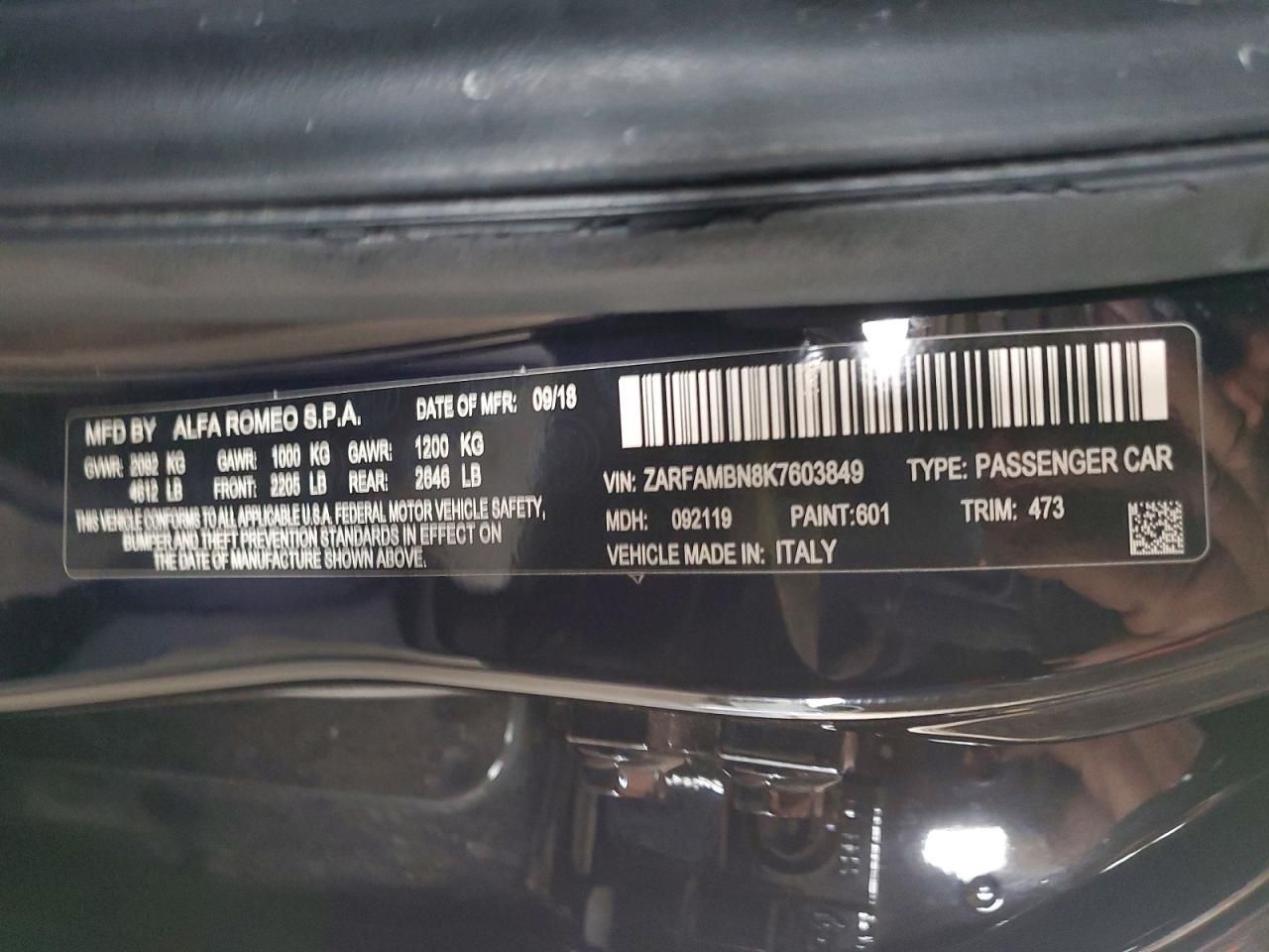 2019 Alfa Romeo Giulia ti