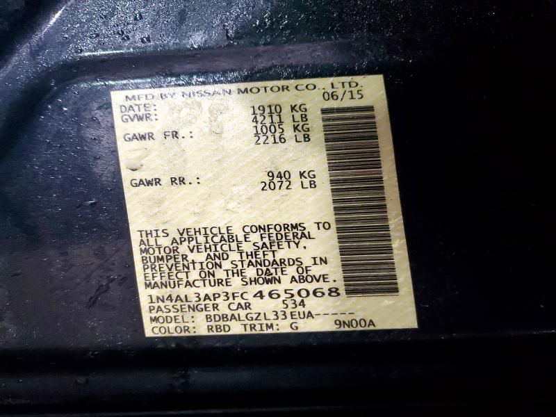 2015 Nissan Altima 2.5