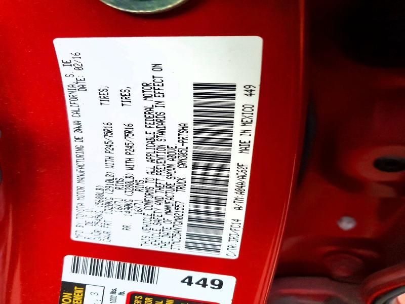 2016 Toyota Tacoma Double cab