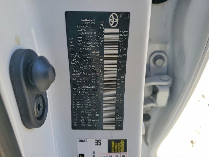 2024 Toyota Corolla le