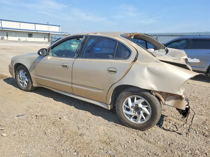 2004 Pontiac Grand am SE1