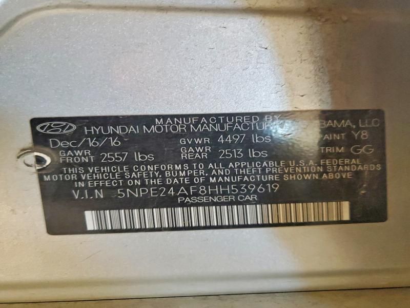 2017 Hyundai Sonata se