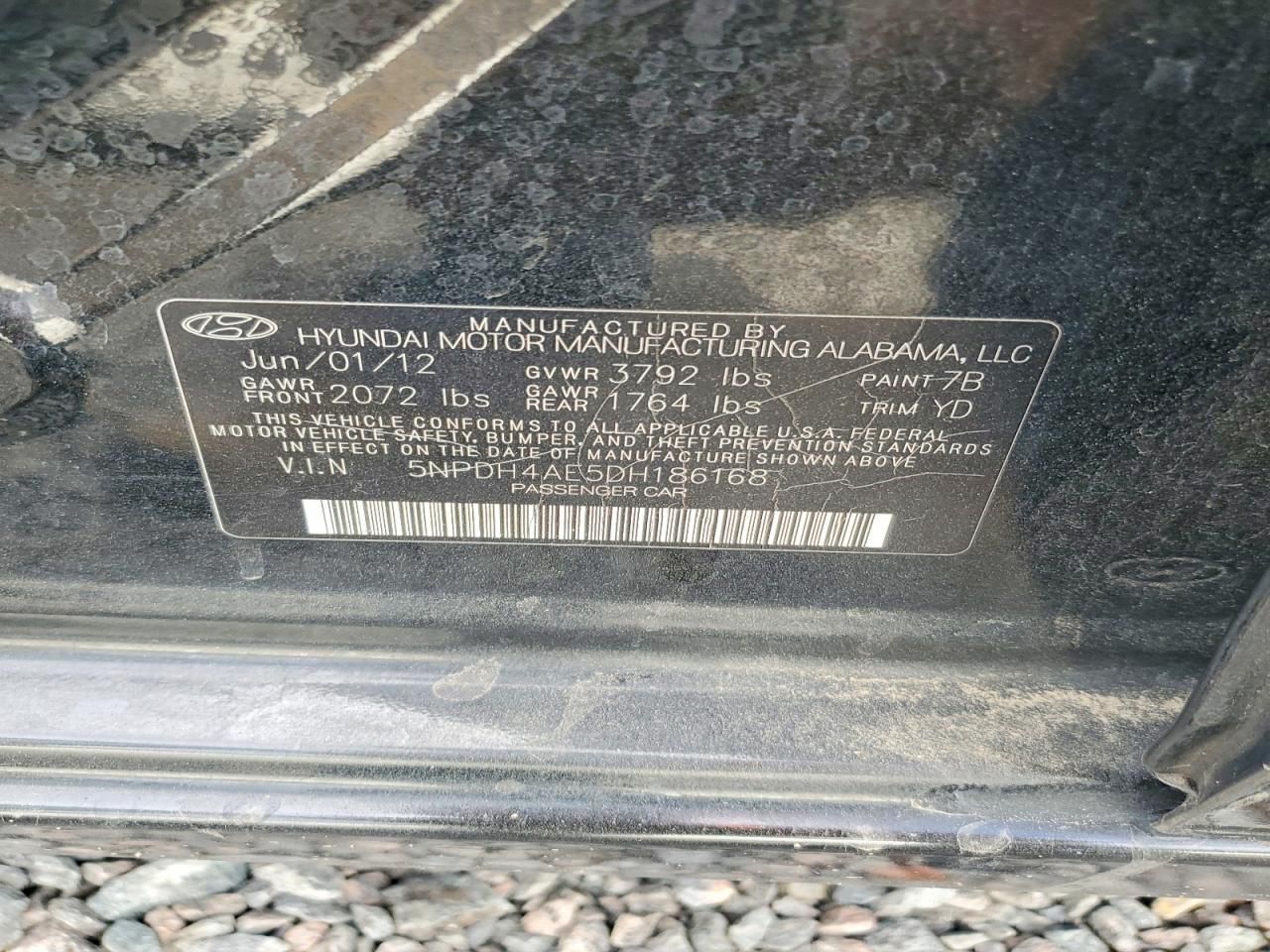 2013 Hyundai Elantra gls