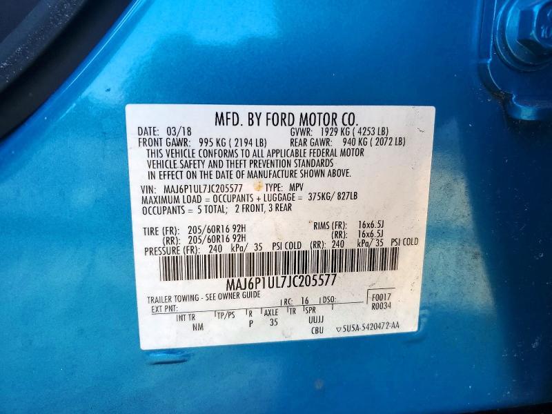 2018 Ford Ecosport se