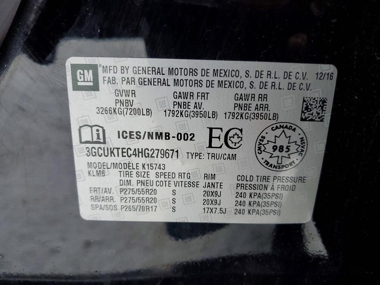 2017 Chevrolet Silverado K1500 High Country