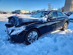 Mercedes-Benz salvage cars for sale: 2015 Mercedes-Benz C 300 4matic