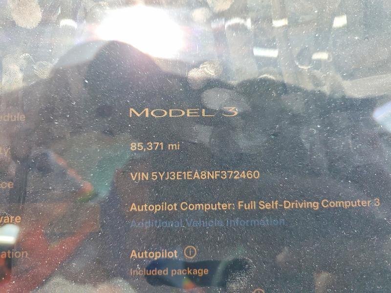 2022 Tesla Model 3