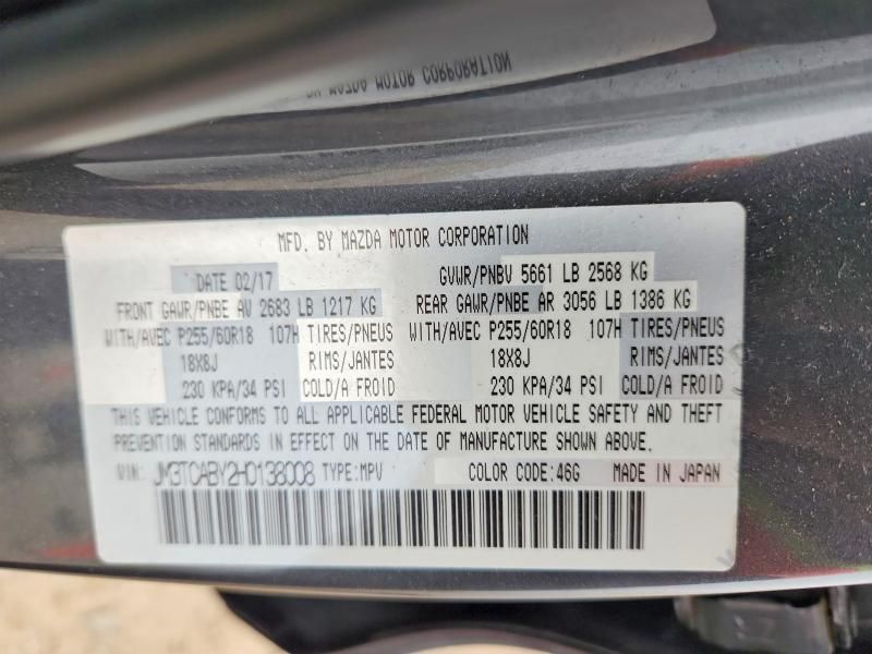 2017 Mazda Cx-9 Sport