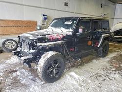 Salvage cars for sale from Copart Portland, MI: 2021 Jeep Wrangler Unlimited Sport