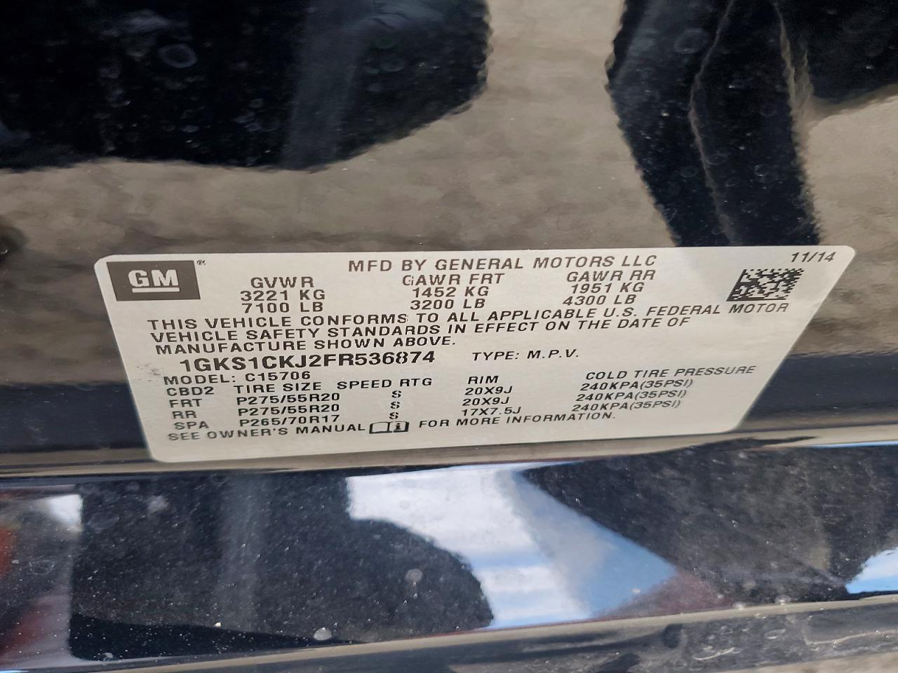 2015 GMC Yukon Denali