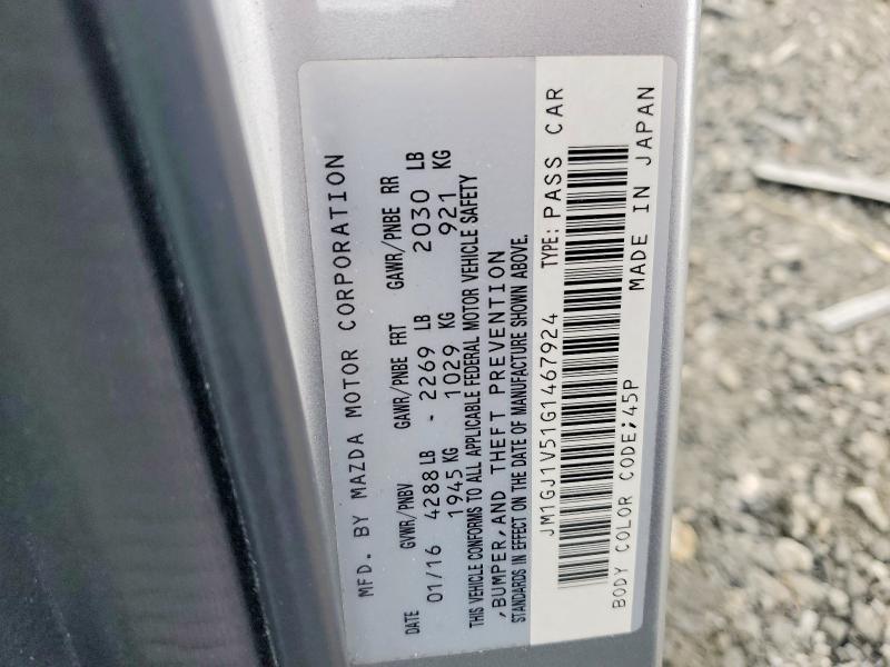 2016 Mazda 6 Touring