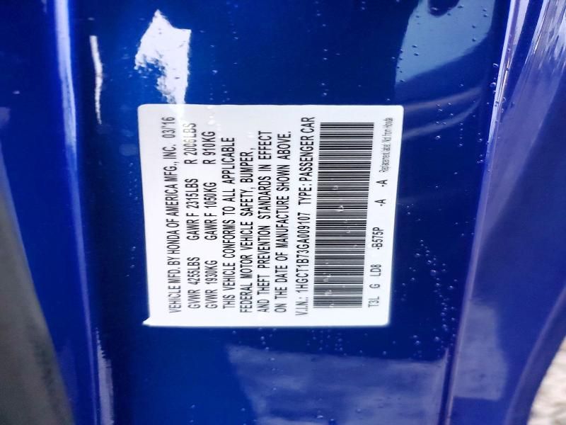 2016 Honda Accord ex