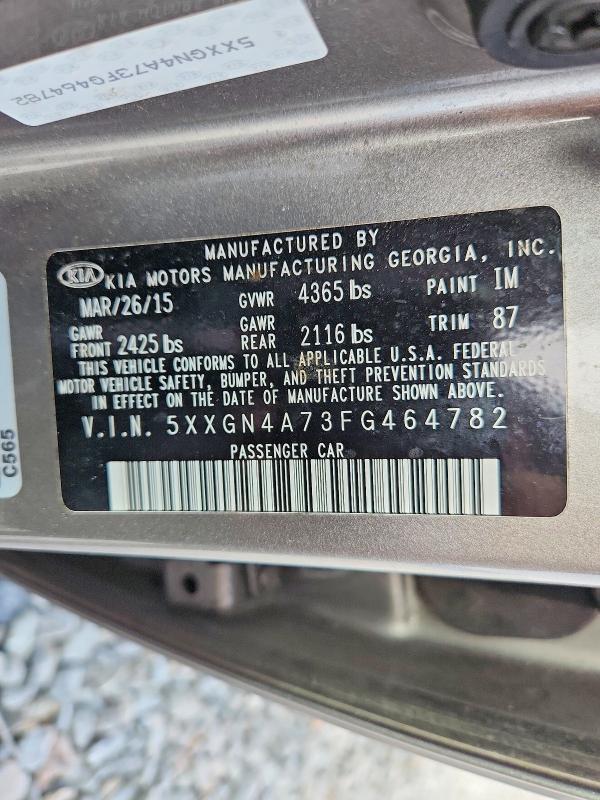 2015 KIA Optima ex