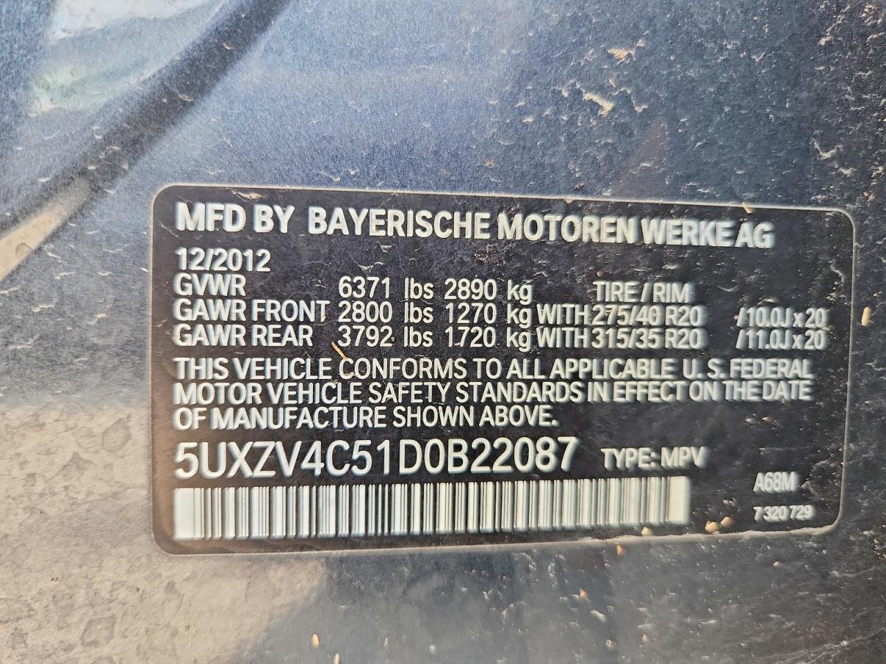 2013 BMW X5 Xdrive35i