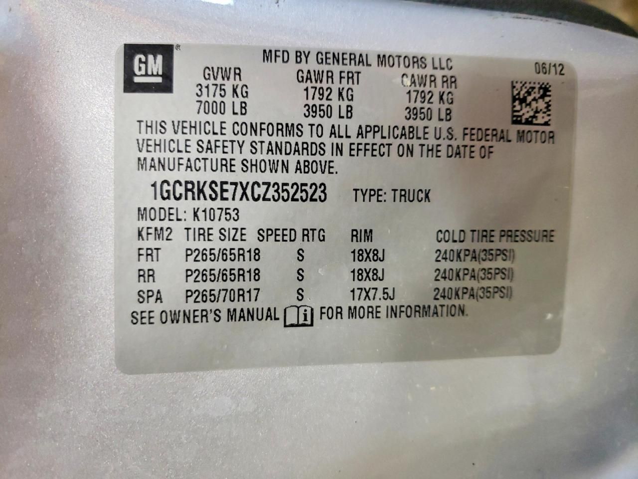 2012 Chevrolet Silverado K1500 lt