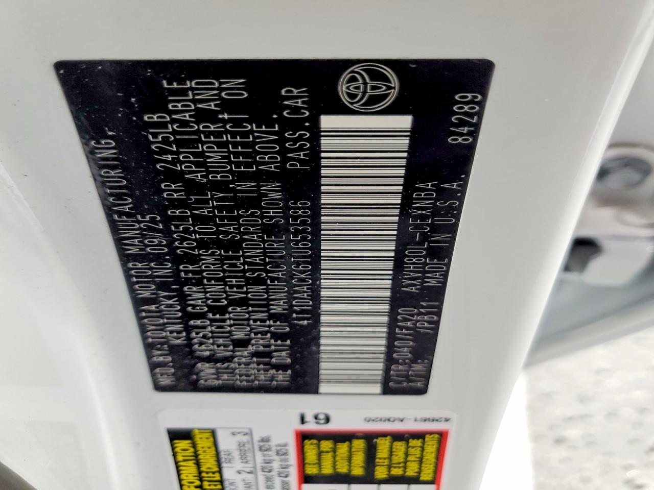 2026 Toyota Camry xse
