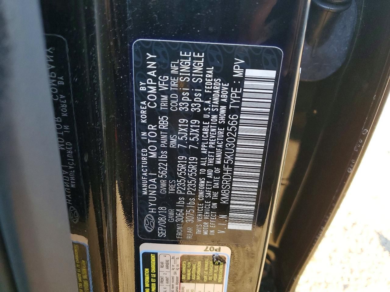 2019 Hyundai Santa fe xl se Ultimate