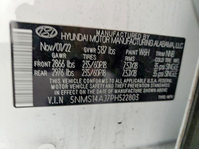 2023 Hyundai Santa fe se