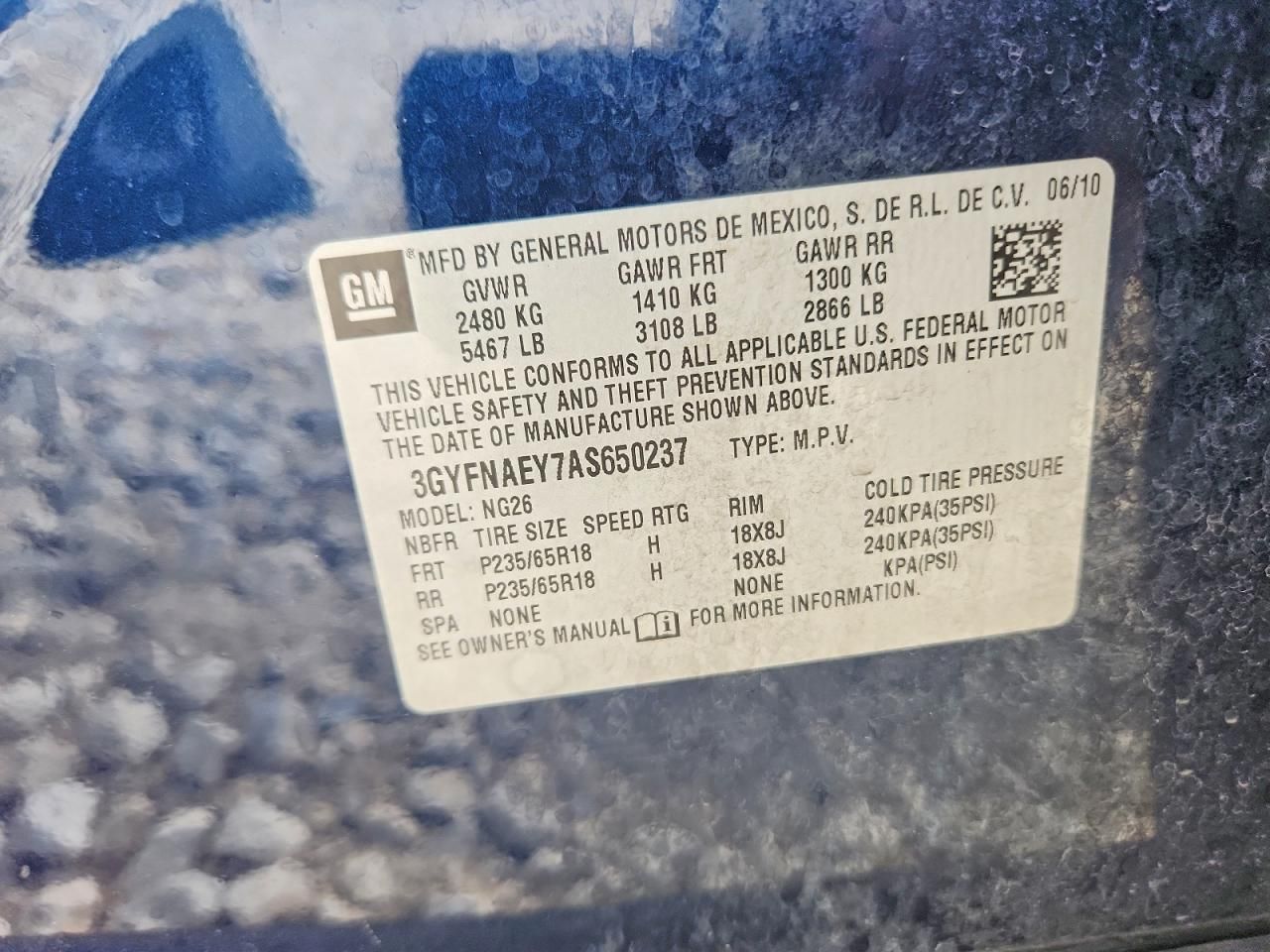 2010 Cadillac Srx Luxury Collection