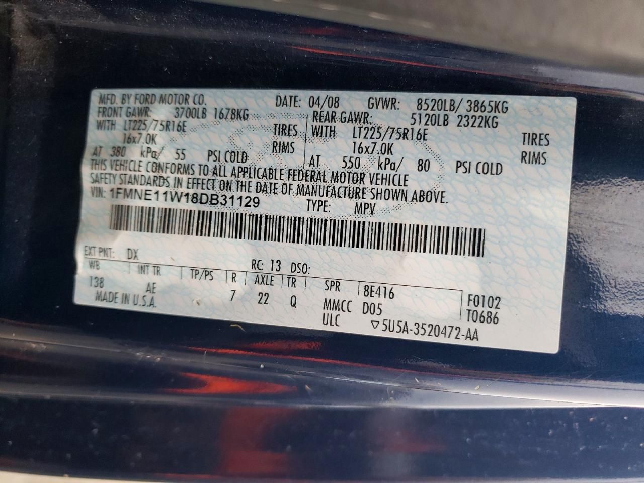 2008 Ford Econoline E150 Wagon