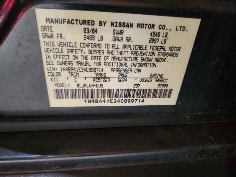 2004 Niss Maxima 3.5 se