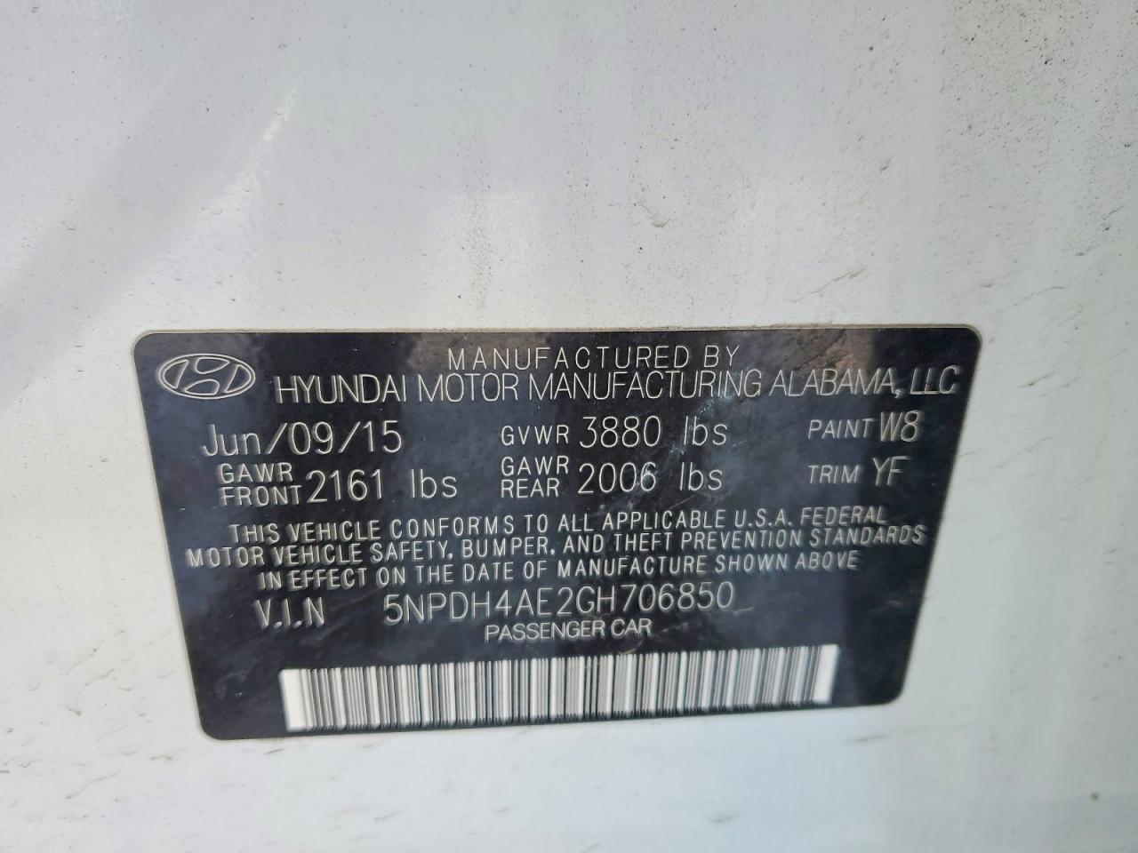 2016 Hyundai Elantra se