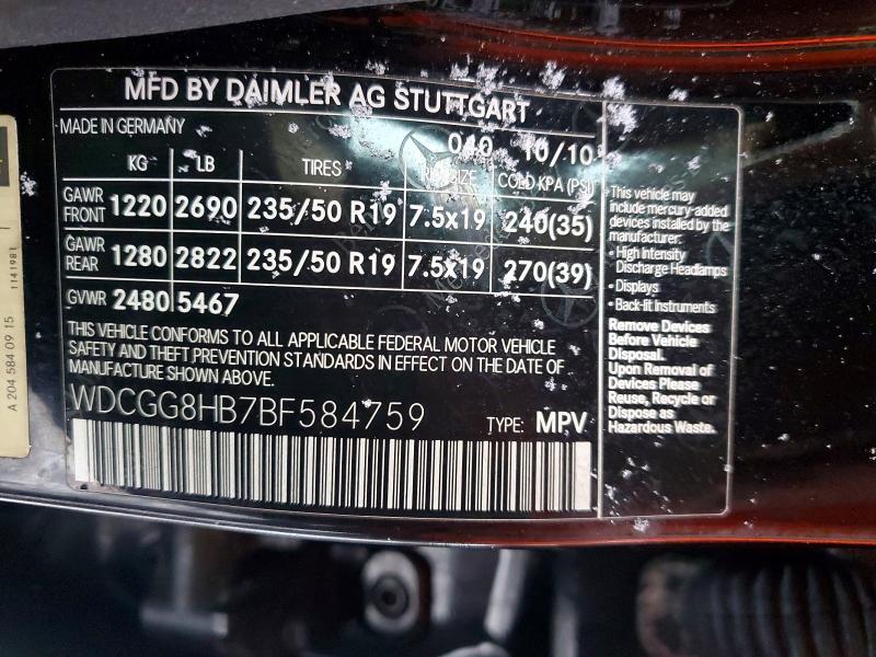 2011 Mercedes-Benz Glk 350 4matic
