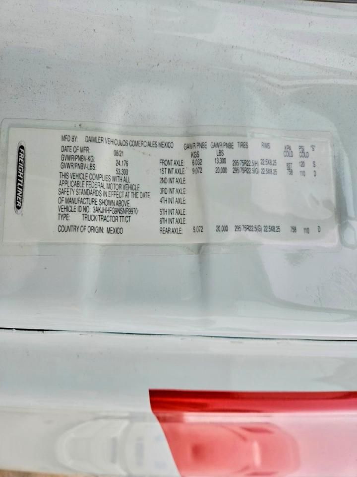 2022 Freightliner Cascadia 126 Semi Truck