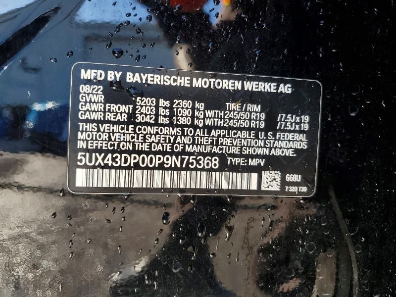 2023 BMW X3 Sdrive30i