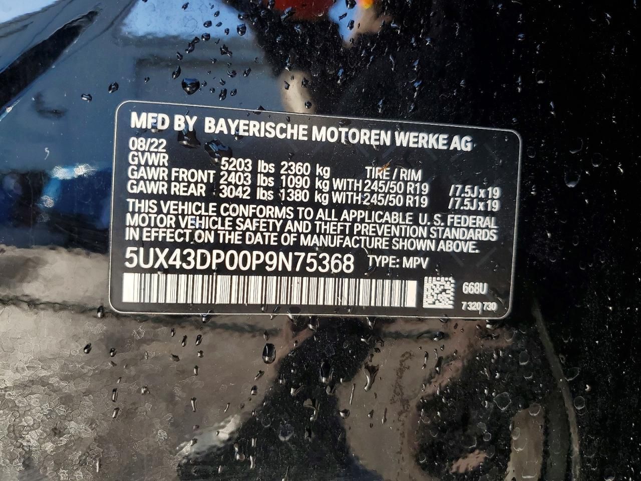 2023 BMW X3 Sdrive30i