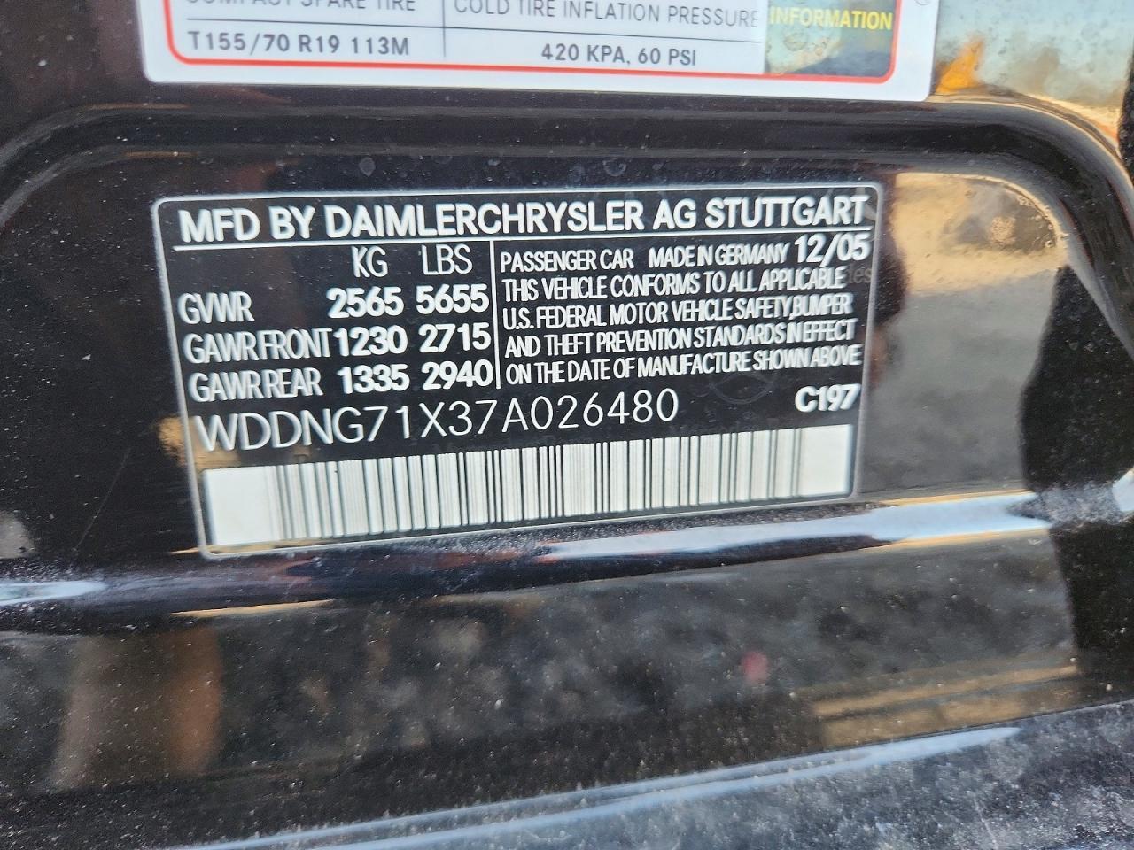 2007 Mercedes-Benz S 550