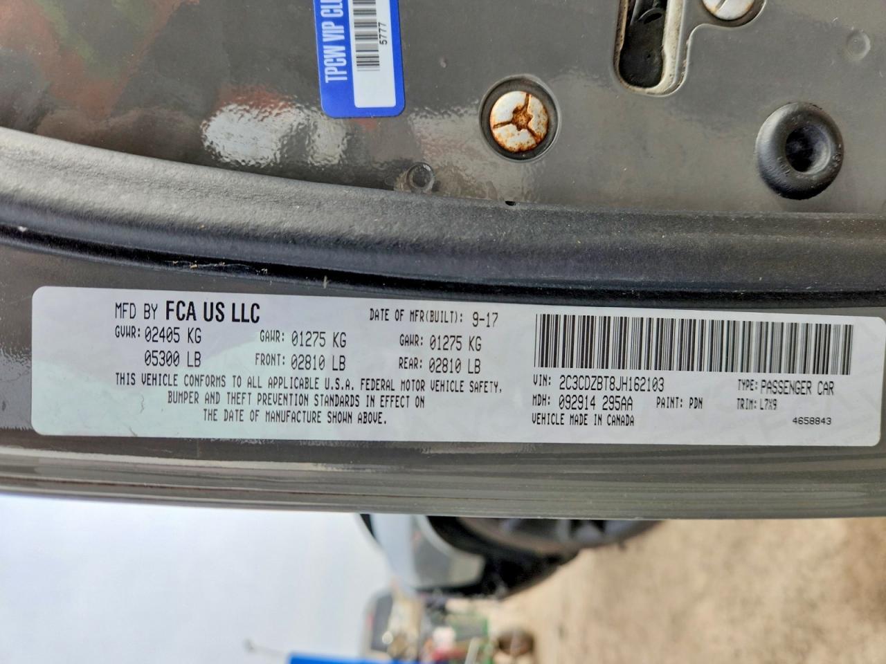 2018 Dodge Challenger r