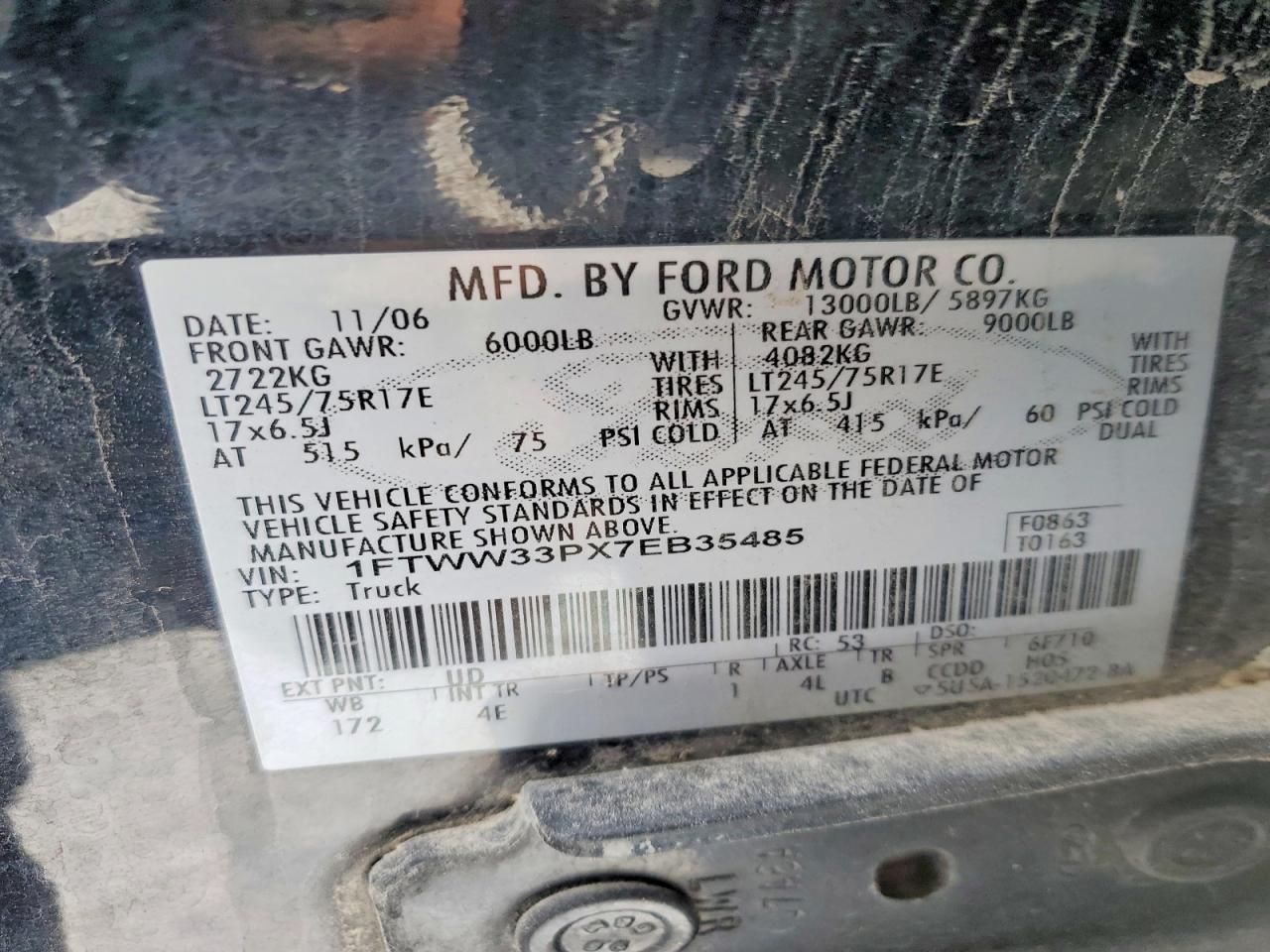 2007 Ford F350 Super Duty