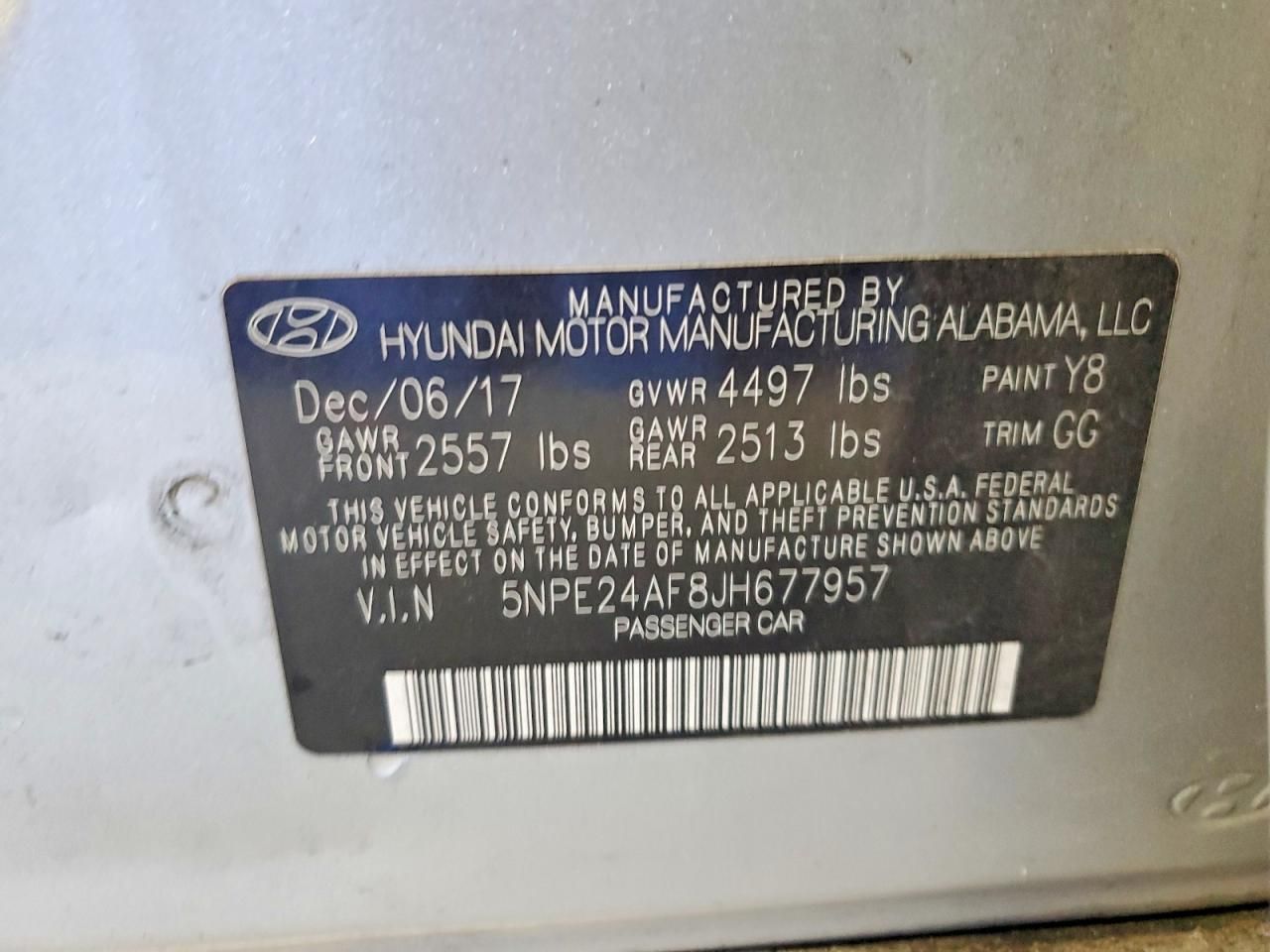 2018 Hyundai Sonata se