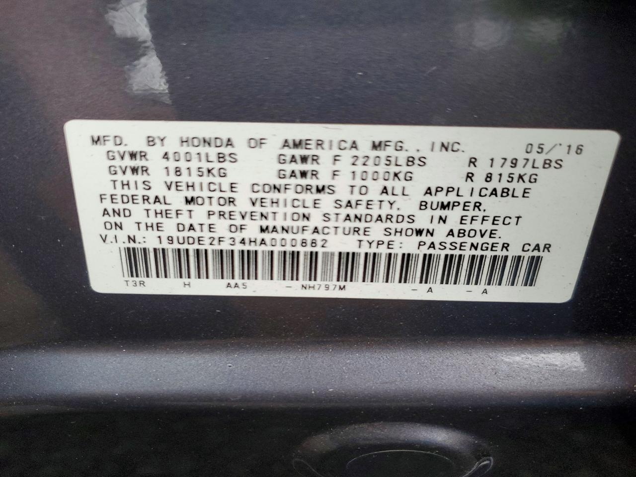 2017 Acura Ilx Base Watch Plus