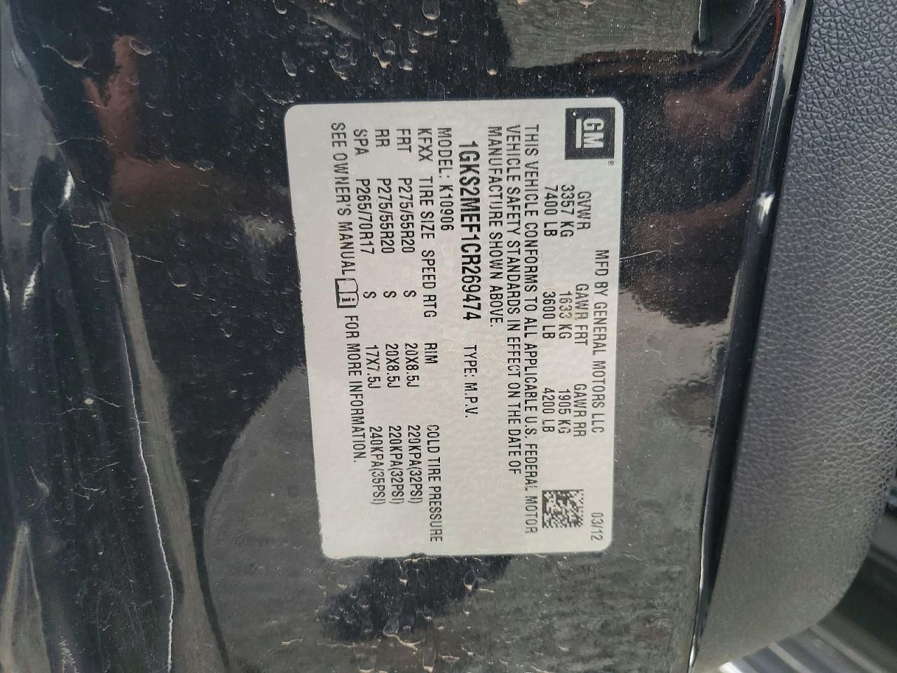 2012 GMC Yukon xl Denali