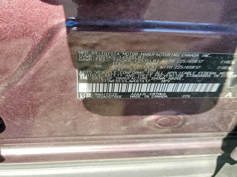 2018 Toyota Rav4 Adventure