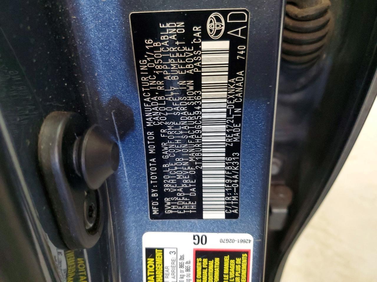 2016 Toyota Corolla