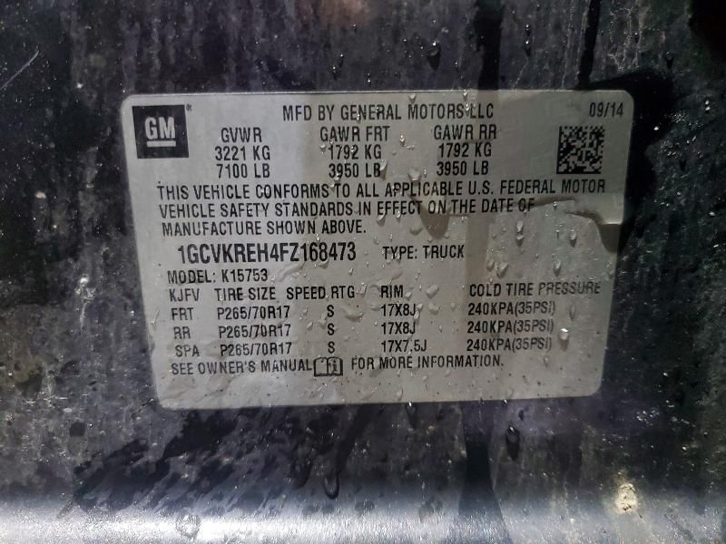 2015 Chevrolet Silverado K1500 lt