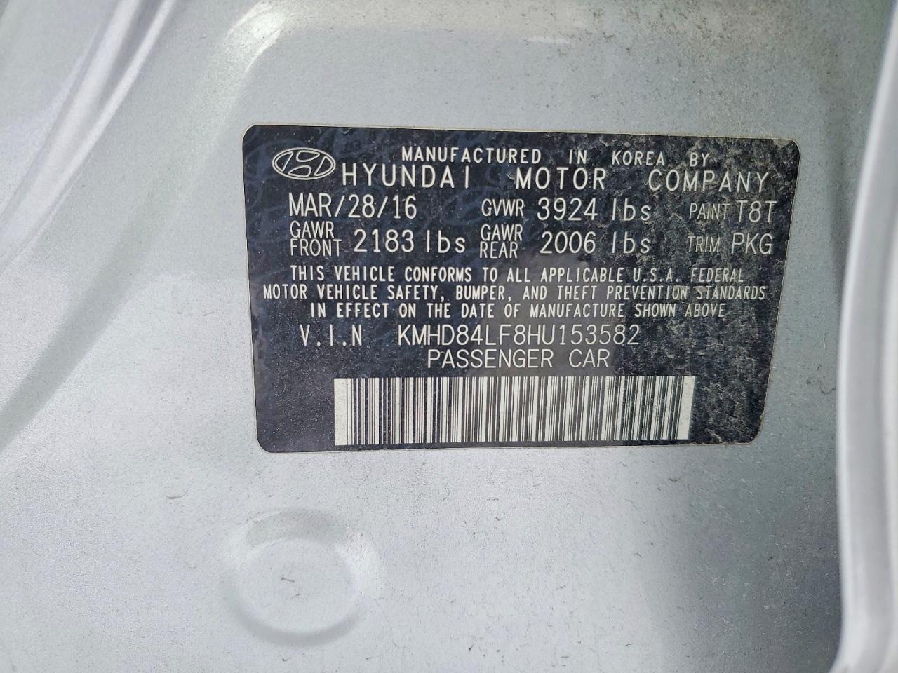 2017 Hyundai Elantra se