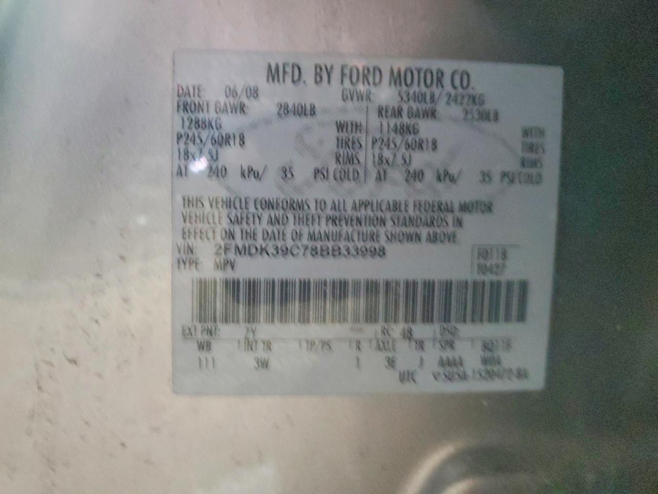 2008 Ford Edge Limited