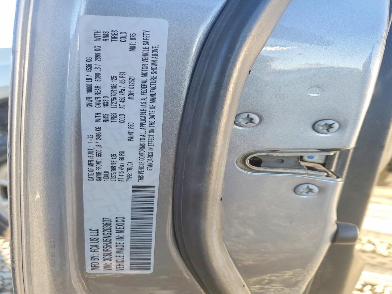 2022 Dodge Ram 2500 Tradesman