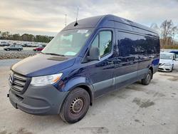 Salvage cars for sale from Copart Dunn, NC: 2022 Mercedes-Benz 2022 Mercedes Benz Sprinter 2500 Delivery van