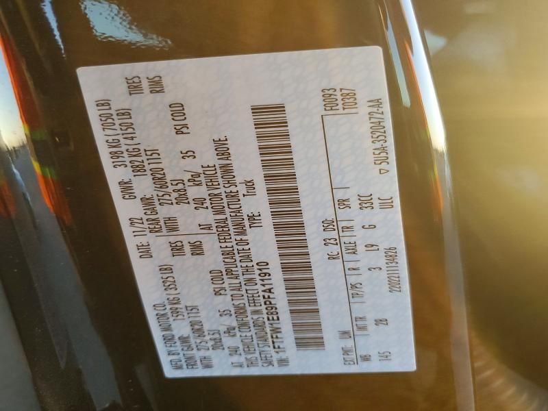 2023 Ford F150 Supercrew