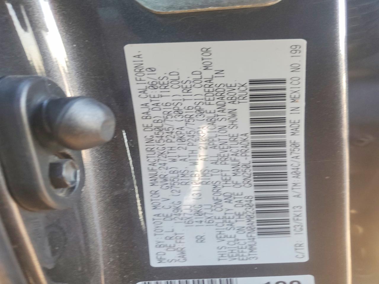 2010 Toyota Tacoma V6