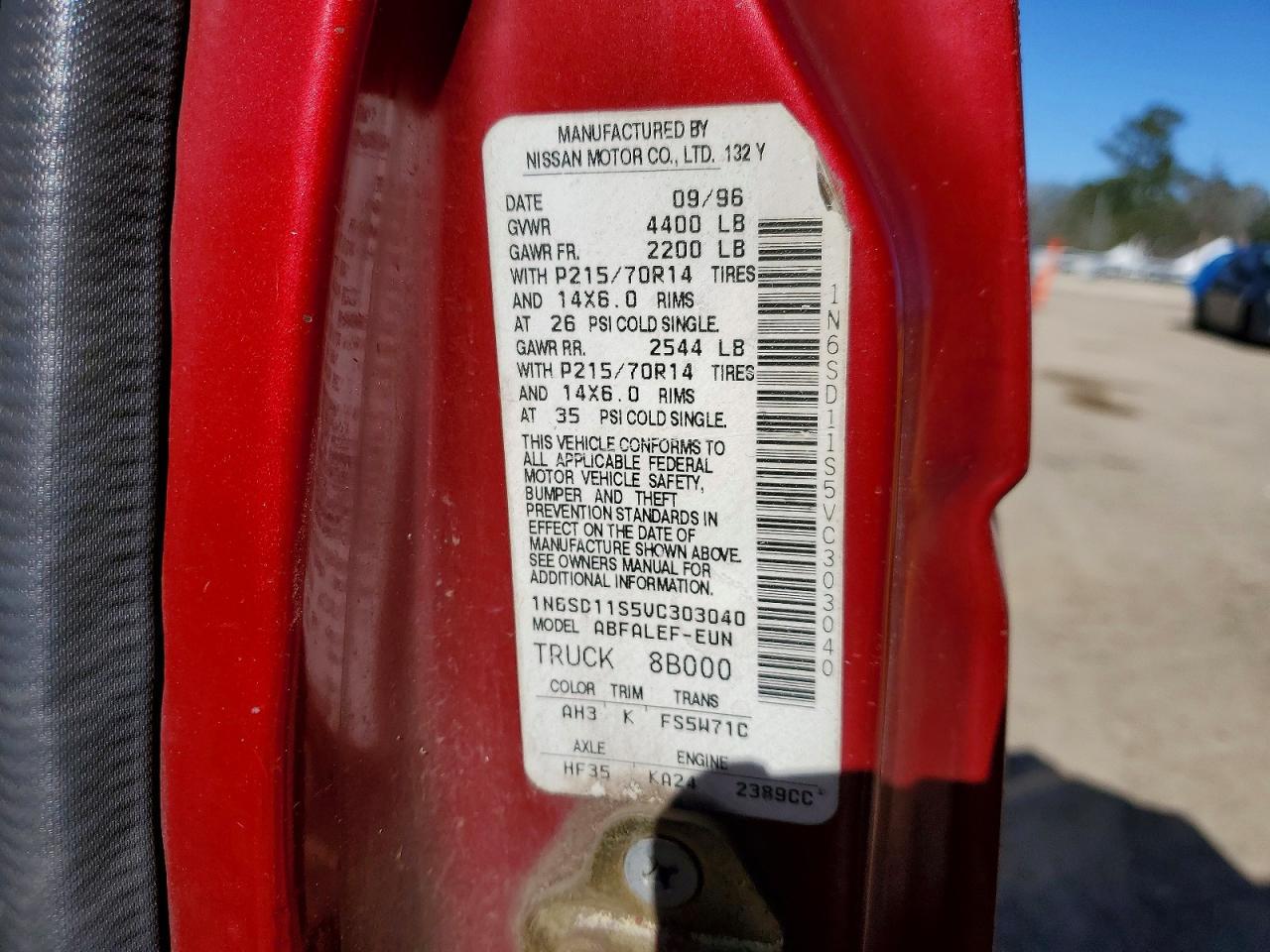 1997 Nissan Truck Base
