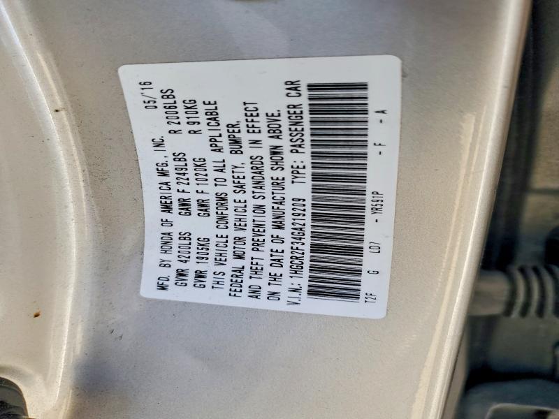 2016 Honda Accord lx