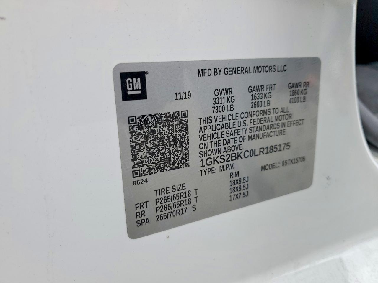 2020 GMC Yukon slt