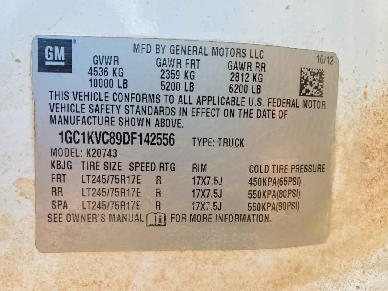 2013 Chevrolet Silverado K2500 Heavy Duty