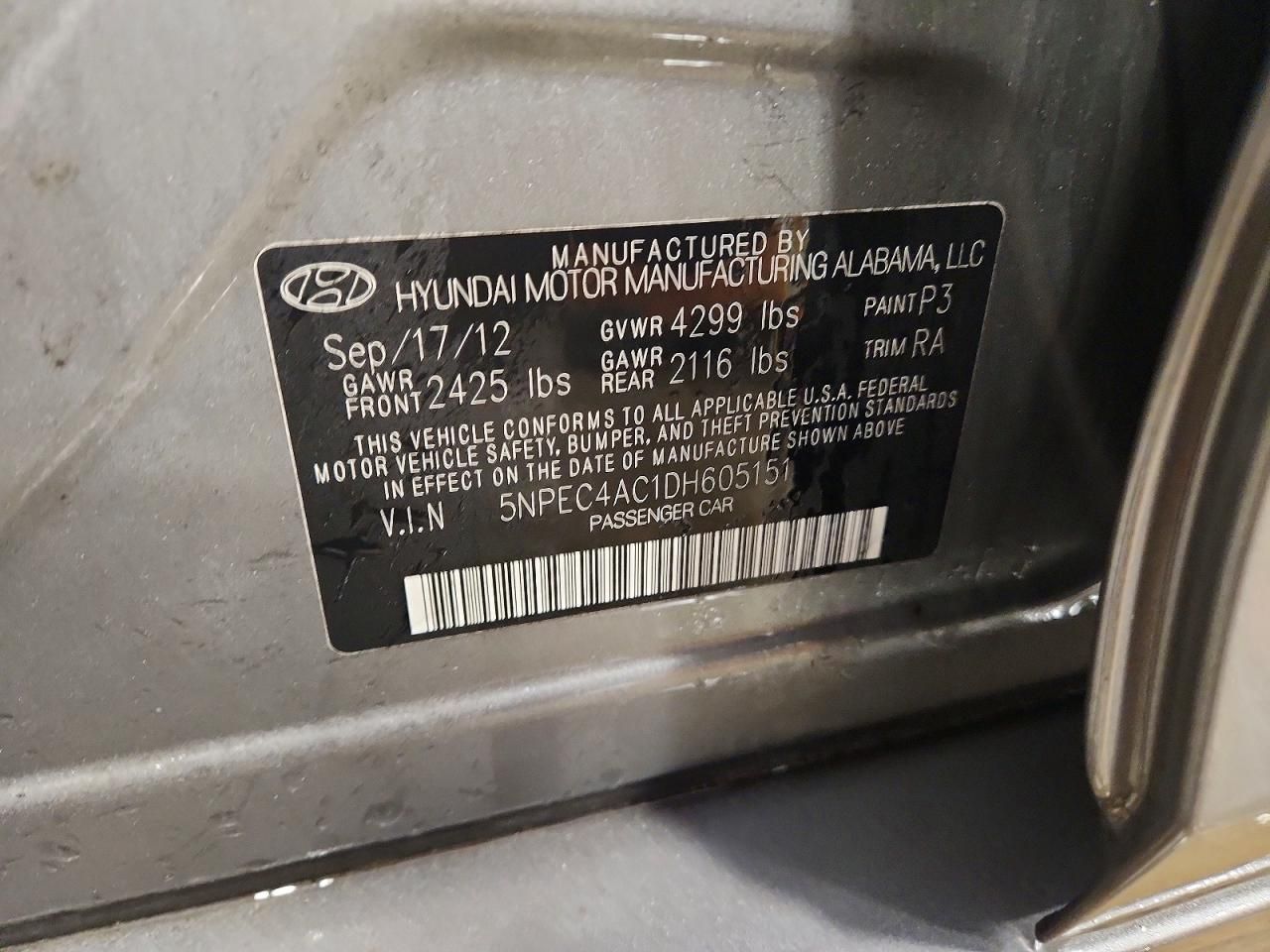 2013 Hyundai Sonata se